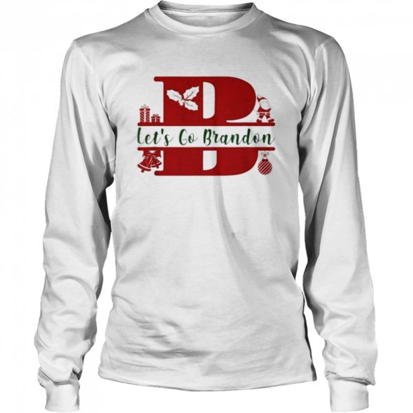Let’s Go Brandon Christmas Monogram Shirt