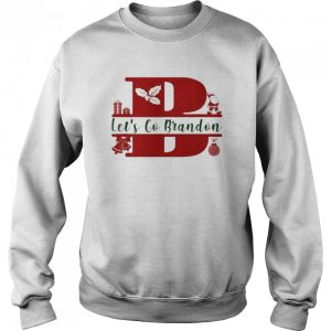 Let's Go Brandon Christmas Monogram Shirt 4