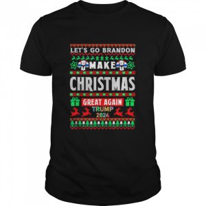 Let’s Go Brandon Mean Christmas Great Ugly Trump Anti Biden T-Shirt