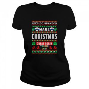 Let’s Go Brandon Mean Christmas Great Ugly Trump Anti Biden T-Shirt
