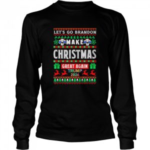 Let's Go Brandon Mean Christmas Great Ugly Trump Anti Biden T Shirt 3