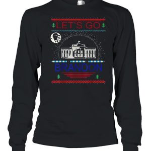 Let's Go Brandon President Trump White House Ugly Christmas shirt 3