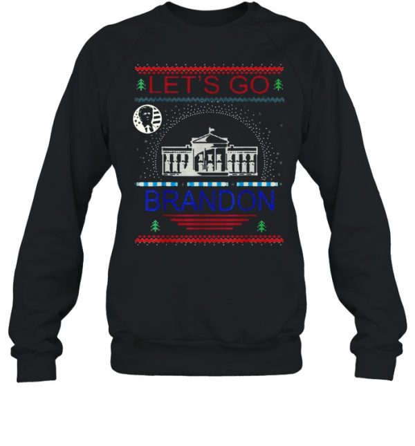 Let’s Go Brandon President Trump White House Ugly Christmas shirt