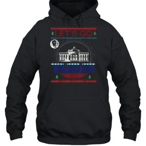 Let's Go Brandon President Trump White House Ugly Christmas shirt 5