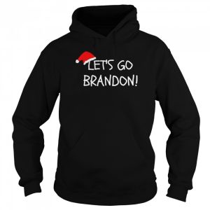 Let's Go Christmas Hat Brandon Conservative US Flag T Shirt 5