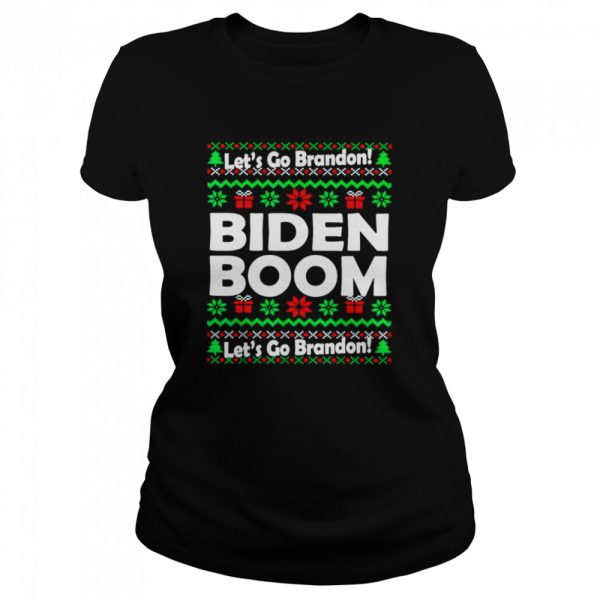 Lets Go Brandon Biden Boom Christmas shirt