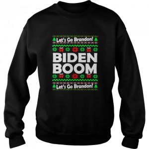 Lets Go Brandon Biden Boom Christmas shirt 4