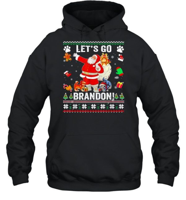 Lets Go Brandon Santa Claus Christmas shirt