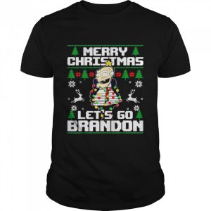 Lights Biden Merry Christmas Let’s Go Brandon Ugly Christmas shirt