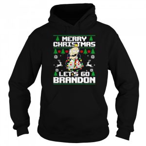 Lights Biden Merry Christmas Let's Go Brandon Ugly Christmas shirt 5