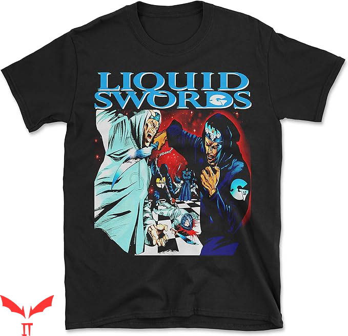 Liquid Swords T-Shirt Album Hip Hop Tee Shirt Trending Liquid Swords T-Shirt Album Hip Hop Tee Shirt Trending