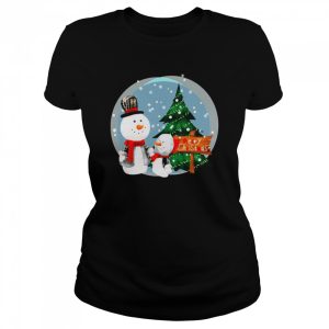 Little Snowman Under The Snowing Sky shirt