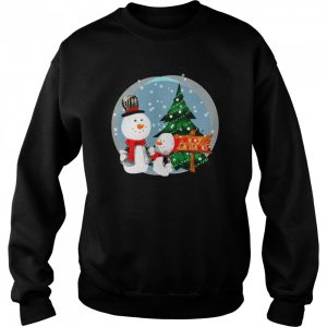 Little Snowman Under The Snowing Sky shirt 4