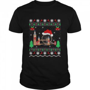 London Bridge Matching Ugly London Bridge Christmas Sweater Shirt