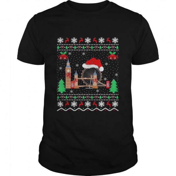 London Bridge Matching Ugly London Bridge Christmas Sweater Shirt