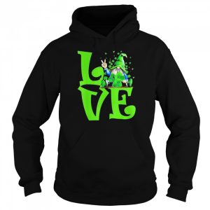 Love Irish Gnome Tie Shamrock St Patrick Day Hippie Shirt 5