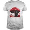 Loving Red Umbrella Black Dachshund Christmas Sweater Shirt