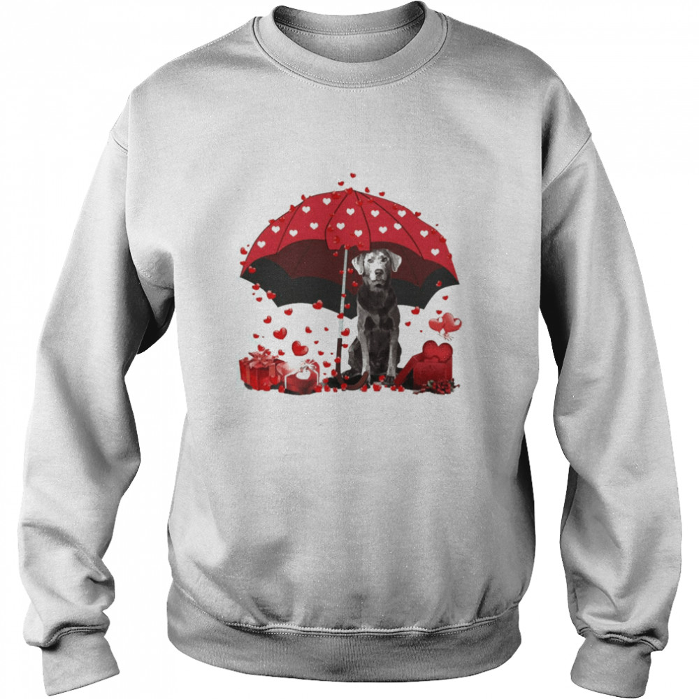Loving Red Umbrella Silver Labrador Christmas Sweater Shirt Loving Red Umbrella Silver Labrador Christmas Sweater Shirt