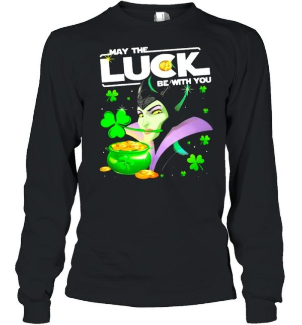 Maleficent May The Luck Be With You Patrick Day Shirt