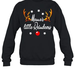 Mama's Little Reindeers Funny Reindeers Christmas shirt 4
