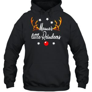 Mama's Little Reindeers Funny Reindeers Christmas shirt 5