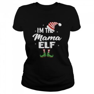 Mama Elf Shirt Matching Christmas Family Caring Xmas Langarmshirt Shirt
