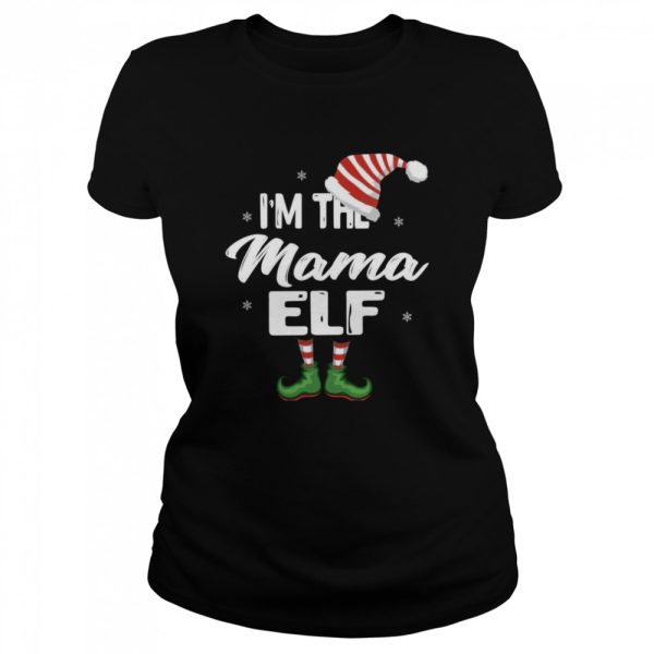 Mama Elf Shirt Matching Christmas Family Caring Xmas Langarmshirt Shirt