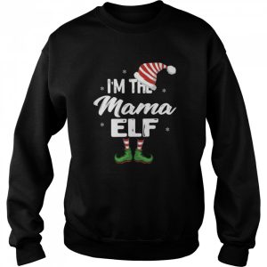 Mama Elf Shirt Matching Christmas Family Caring Xmas Langarmshirt Shirt 4
