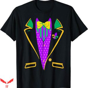 Mardi Gras T-Shirt Tuxedo Vest Outfit T-Shirt Trending