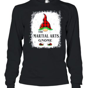 Martial Arts Gnome Buffalo Plaid Matching Family Xmas Pajama Gift Shirt 3