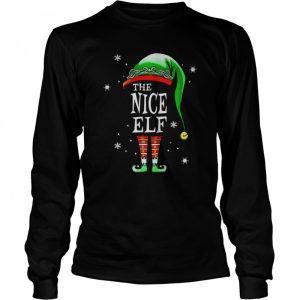 Matching Family The Nice Elf Christmas shirt 3
