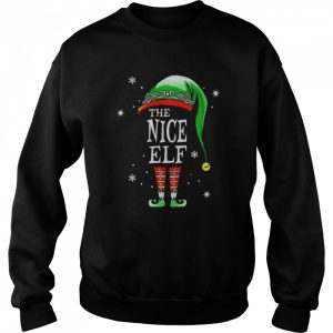 Matching Family The Nice Elf Christmas shirt 4
