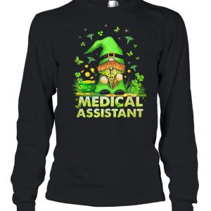 Medical Assistant Simple Emt With Gnome Patricks Day Shirt 3
