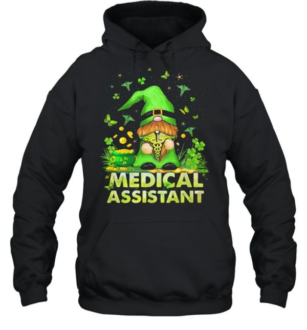 Medical Assistant Simple Emt With Gnome Patricks Day Shirt