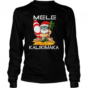 Mele Kalikimaka Christmas in July Santa Hawaiian Surfing Shirt 3