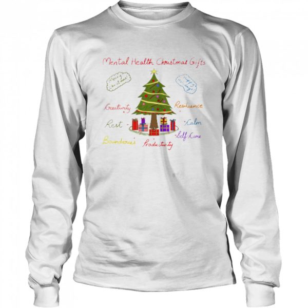 Mental Health Christmas Gifts Tree Christmas shirt