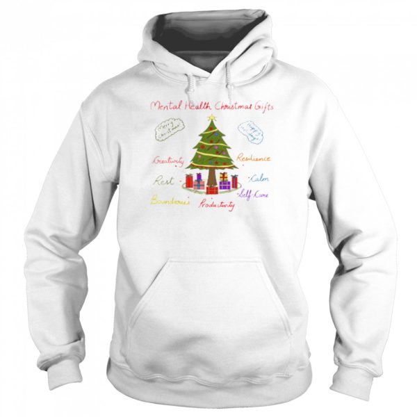 Mental Health Christmas Gifts Tree Christmas shirt