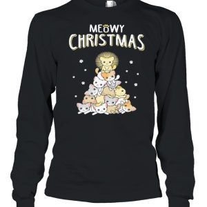 Meowy Merry Christmas Shirt 3