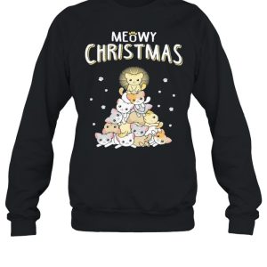 Meowy Merry Christmas Shirt 4
