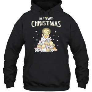 Meowy Merry Christmas Shirt 5