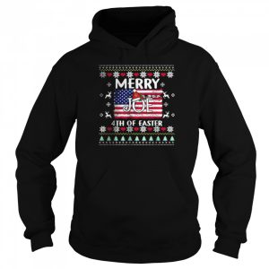 Merry 4th Of Easter US Flag Mr Santa President Xmas Shirt 5