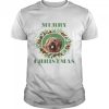 Merry Christmas Briard T-shirt