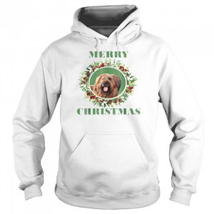 Merry Christmas Briard T shirt 5