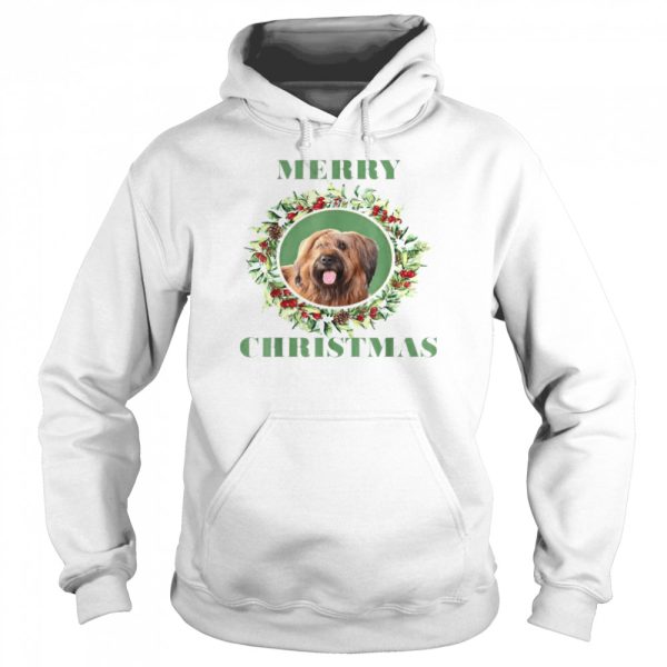 Merry Christmas Briard T-shirt