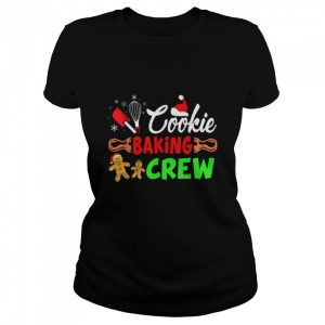 Merry Christmas Cookie Baking Crew Funny Baking Baker Xmas T-Shirt