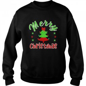 Merry Christmas Cute Christmas Tree Sweater T shirt 4