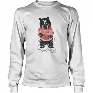Merry Christmas Filthy Animal Black Bear Shirt 3