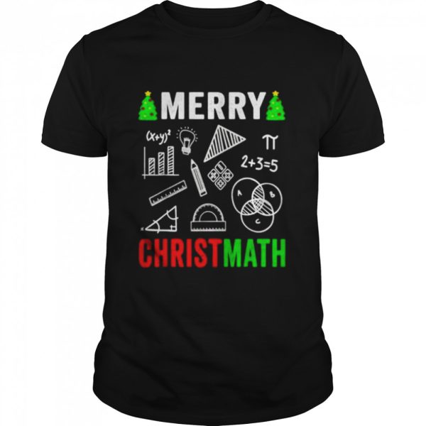 Merry Christmas Math Teacher shirt
