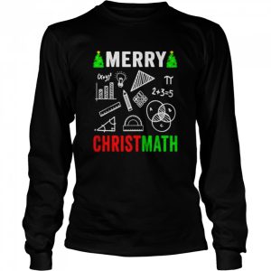 Merry Christmas Math Teacher shirt 3