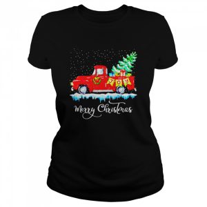 Merry Christmas Red Truck Old Fashioned Christmas shirt 2